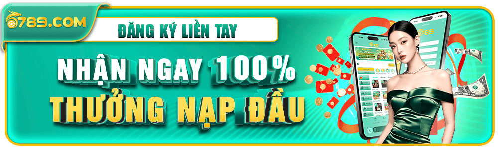 Thưởng 100% nạp đầu tại 6789qt
